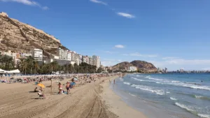 postiguet beach, alicante, beach, ,playa, playa postiguet