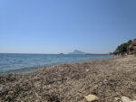solsida beach from the sea and the sand
